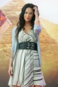 Megan Fox looks sassy in this belted look