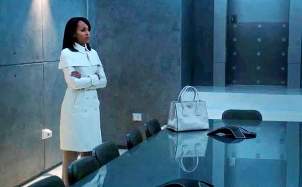 Kerry Washington played Olivia Pope to perfection with a little help from her Burberry Prorsum Double Duchess Caped Trench Coat