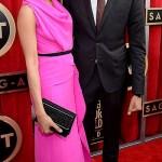 Freida Pinto went with hot pink Roland Mouret