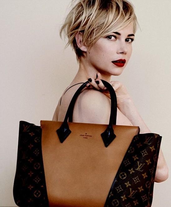 Michelle Williams shoes off Louis Vuitton's latest fall / autumn offerings