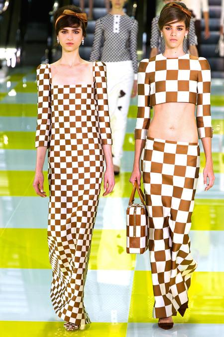 Model Marcele Dal Cortivo in Louis Vuitton's Spring 2013 RTW Show