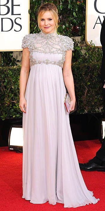 2013 Golden Globes - Kristen Bell glowed in lavender