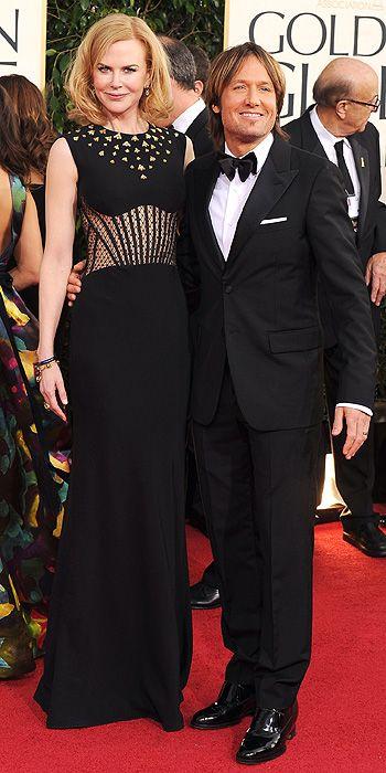 Nicole Kidman's sheer striped panel was also a bit off