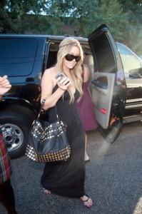 Lauren Conrad is feminine but edgy in this look
