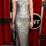 Helen Hunt in metallic Romona Keveza