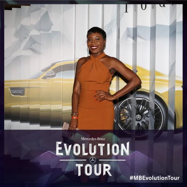 Blogger, Wemi Opakunle attends Mercedes-Benz 2015 Evolution Tour In Los Angeles.