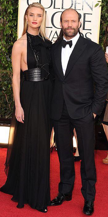 2013 Golden Globes - Rosie Huntington-Whiteley was also in black