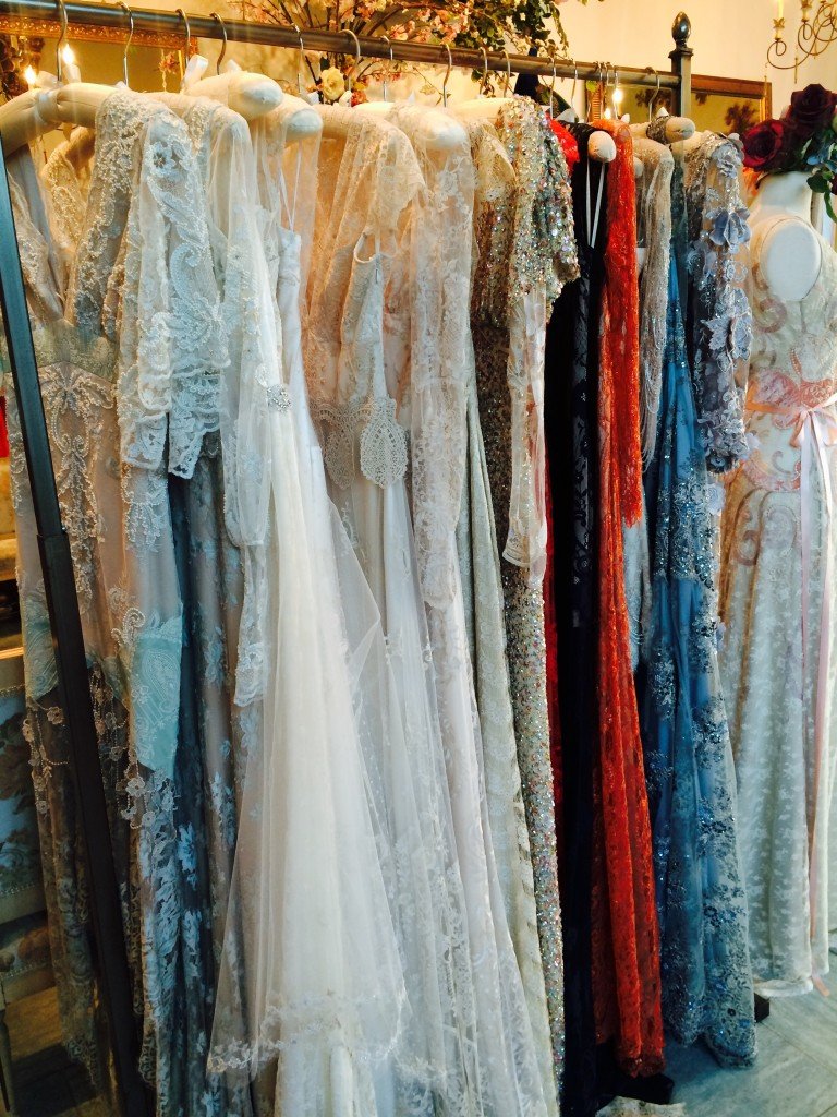 Claire's latest collection was inspired by the gilded age.